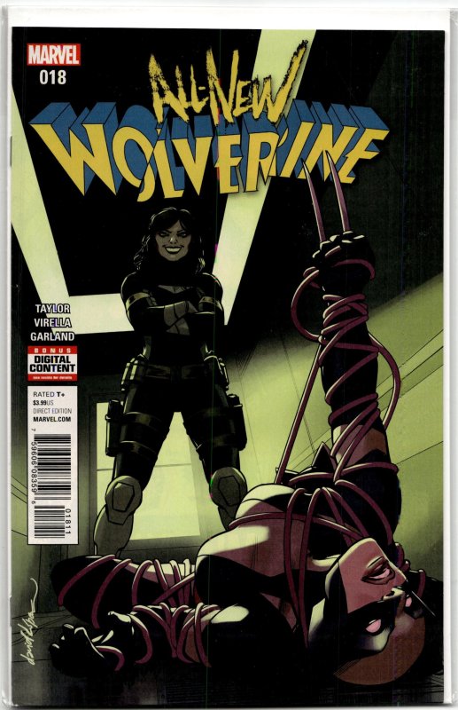All-New Wolverine #18 (Marvel Comics, 2017), raw, ungraded comic book — front cover