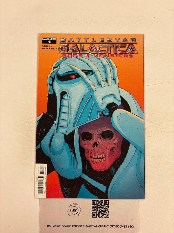 Battlestar Galactica Gods & Monsters #5 (Dynamite Entertainment), raw comic book in NM condition — front cover