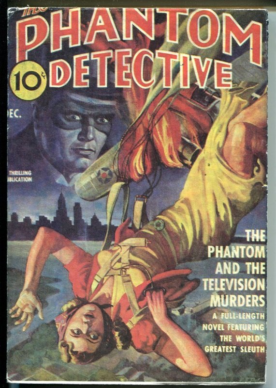 Phantom Detective 1970's-Hanos-reprint of December 1940 Issue-pulp-FN, raw comic book in FN condition — front cover
