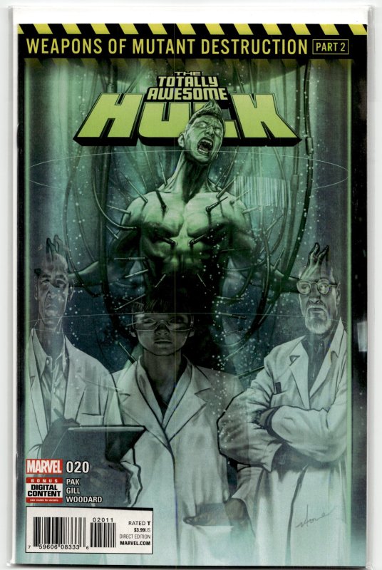 The Totally Awesome Hulk #20 (Marvel Comics, 2017), raw, ungraded comic book — front cover