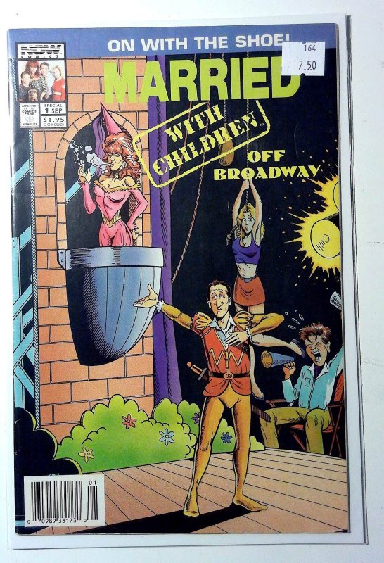 Married... With Children: Off Broadway #1 (1991), raw, ungraded comic book — front cover