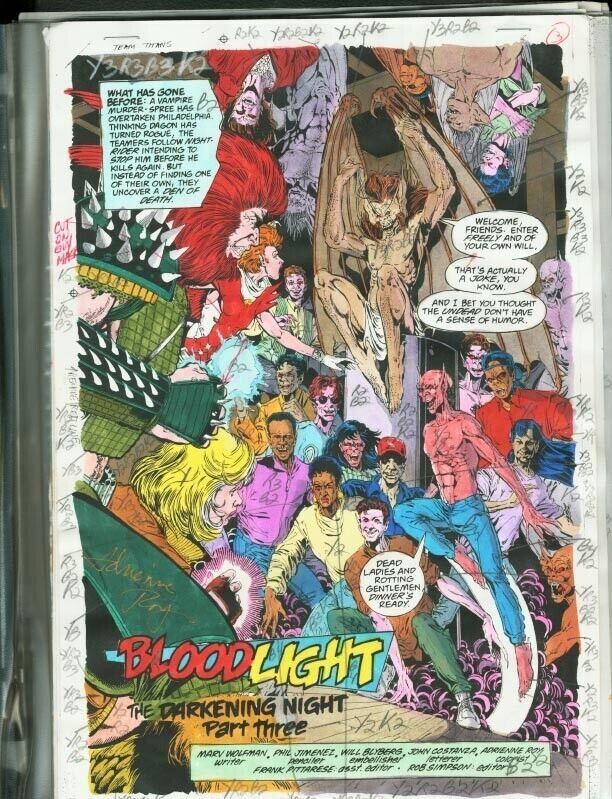 Team Titans #9 (DC Comics), raw, ungraded comic book — front cover