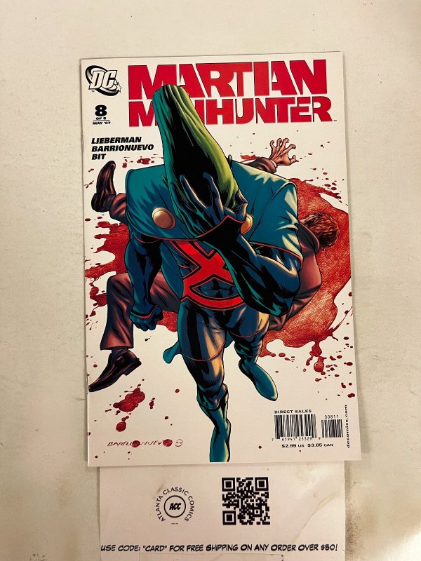 Martian Manhunter #8 (DC Comics), raw comic book in NM condition — front cover