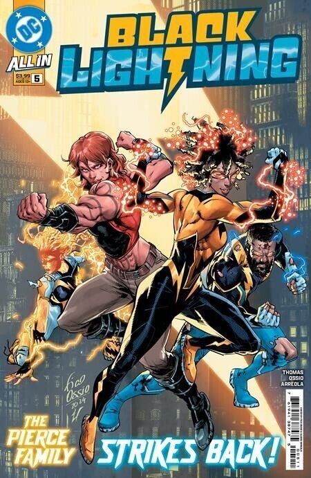 Black Lightning #5 (DC Comics, 2024), raw comic book in NM condition — front cover