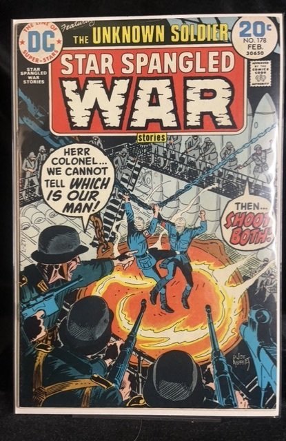 Star Spangled War Stories #178 (DC Comics, 1974), raw, ungraded comic book — front cover