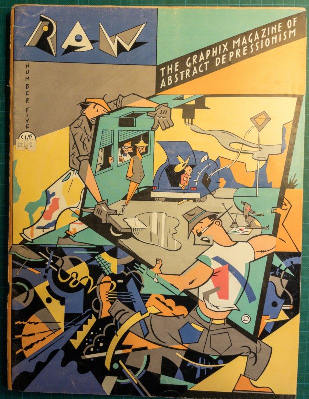 Raw #5 (1983), raw, ungraded comic book — front cover