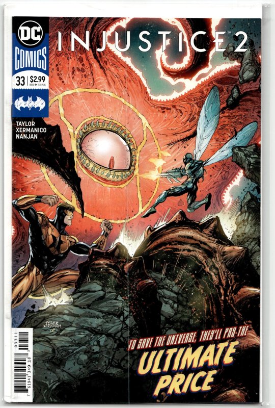 Injustice 2 #33 (DC Comics, 2018), raw, ungraded comic book — front cover