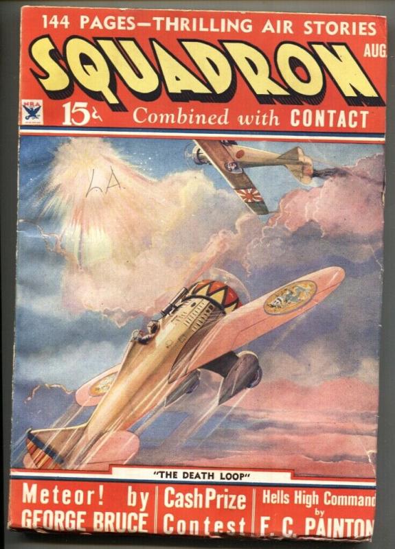 Squadron #2 (1934), raw, ungraded comic book — front cover