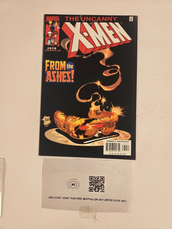 Uncanny X-Men #379 (Marvel Comics, 2000), raw comic book in NM condition — front cover