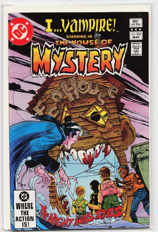 House of Mystery #304 (DC Comics, 1982), raw, ungraded comic book — front cover