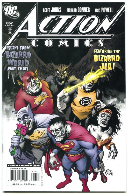 Action #857 (DC Comics, 2007), raw comic book in NM condition — front cover