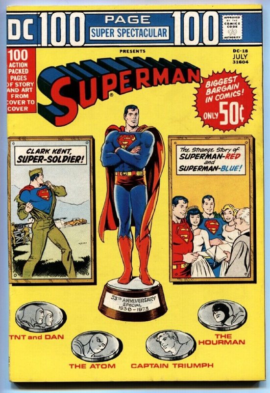 DC 100-Page Super Spectacular #18 (DC Comics, 1973), raw, ungraded comic book — front cover