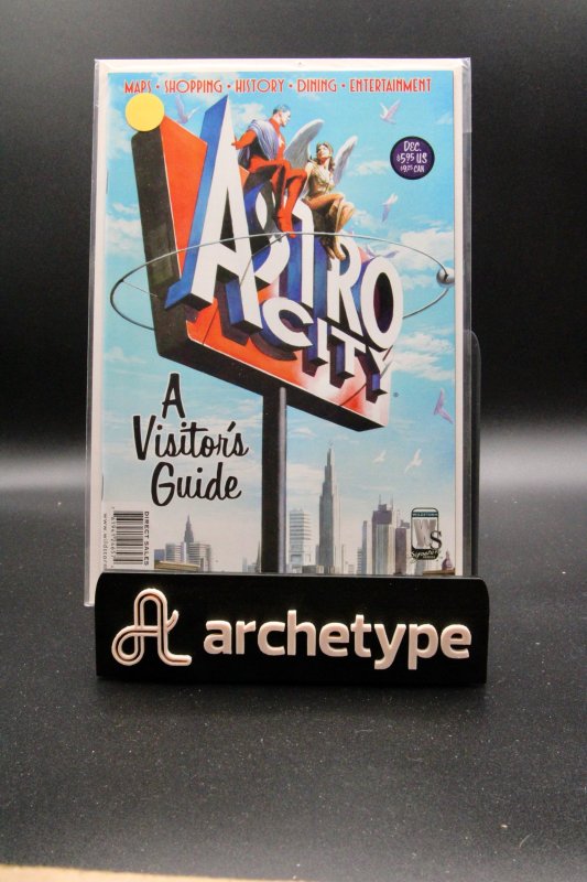 Astro City: A Visitor's Guide, Flip Book, Dark Age Lot – DC (1990) 9.4 NM (DC Comics, 1990), raw comic book in NM 9.4 condition — front cover
