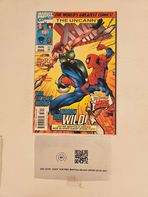 Uncanny X-Men #346 (Marvel Comics, 1997), raw comic book in NM condition — front cover