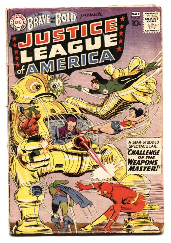 Brave and the Bold #29 - 1960 - DC - G+ - Comic Book (DC Comics, 1960), raw, ungraded comic book — front cover