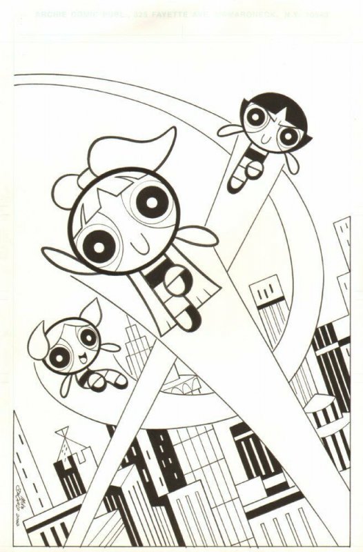Powerpuff Girls #1 (2003), raw, ungraded comic book — front cover