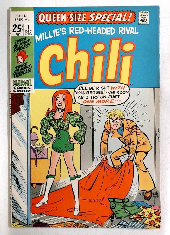 Chili Queen-Size Special #1 - 1971 - Marvel - Millie's Red-Headed Rival - Stan G (Marvel Comics, 1971), raw, ungraded comic book — front cover