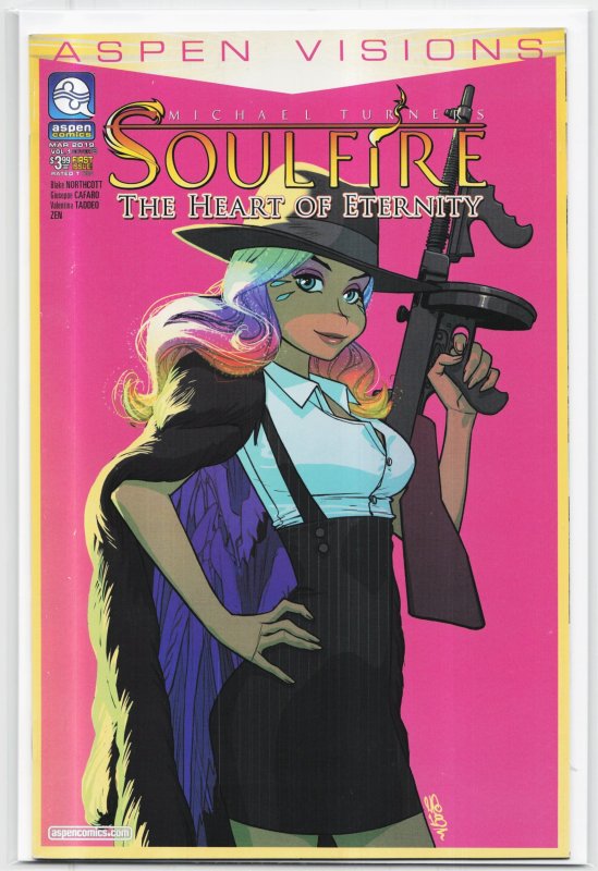 Aspen Visions: Soulfire: The Heart of Eternity Cover B (2019) (2019), raw, ungraded comic book — front cover