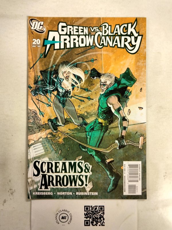 Green Arrow and Black Canary #20 (DC Comics), raw comic book in NM condition — front cover