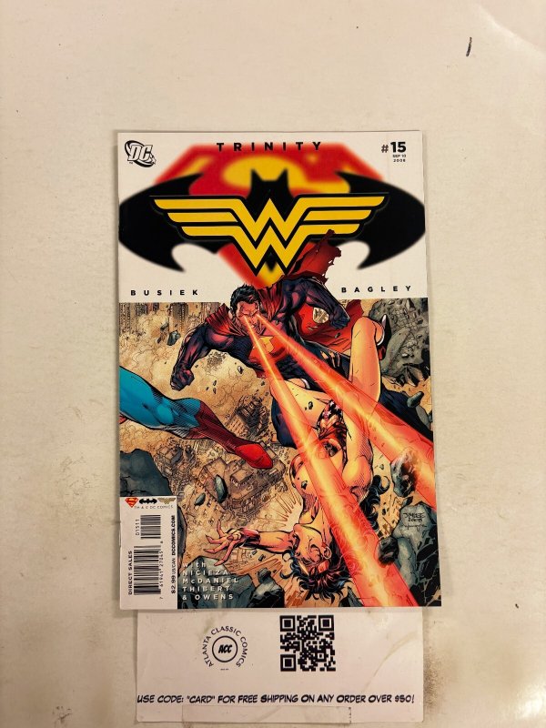 Trinity #15 (DC Comics), raw comic book in NM condition — front cover