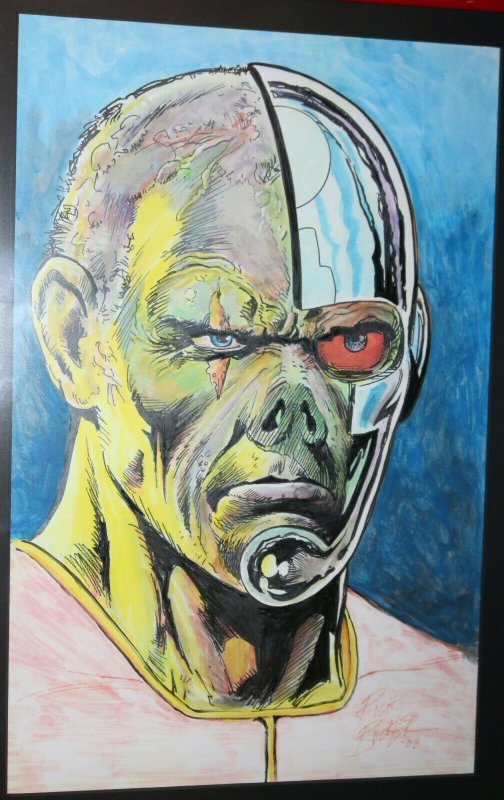 Deathlok Painted Art Commission - 2008 Signed art by Rich Buckler (2008), raw, ungraded comic book — front cover