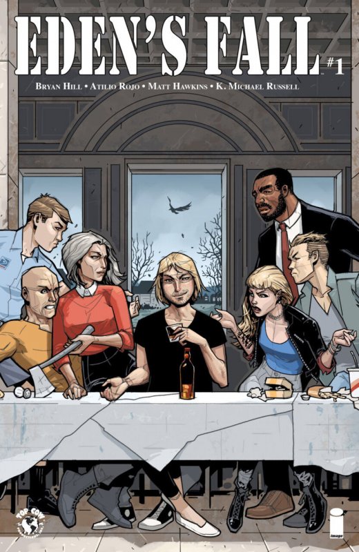 Eden's Fall #1 (Image Comics, 2016), raw comic book in VF/NM condition — front cover
