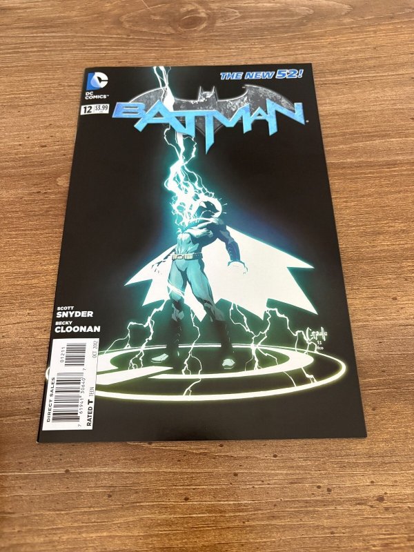 Batman #12 (DC Comics, 2012), raw comic book in NM condition — front cover