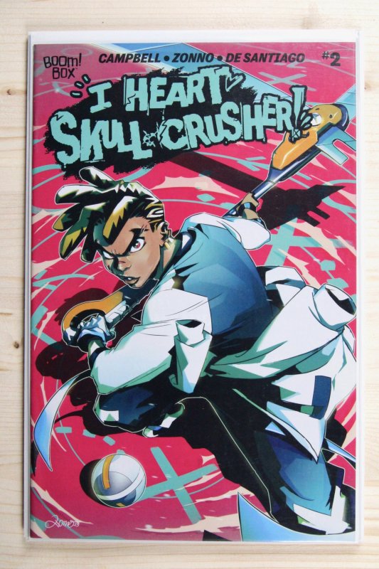 I Heart Skull-Crusher! #2 (Boom! Studios, 2024), raw comic book in NM+ 9.6 condition — front cover