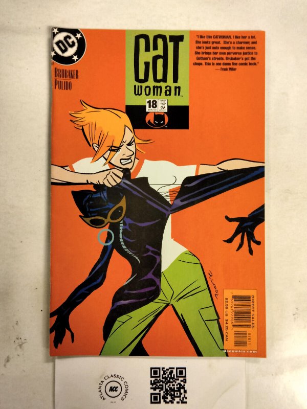 Cat Woman #18 (DC Comics), raw comic book in NM condition — front cover