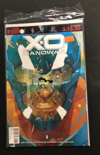 X-O Manowar #1 (2020), raw, ungraded comic book — front cover