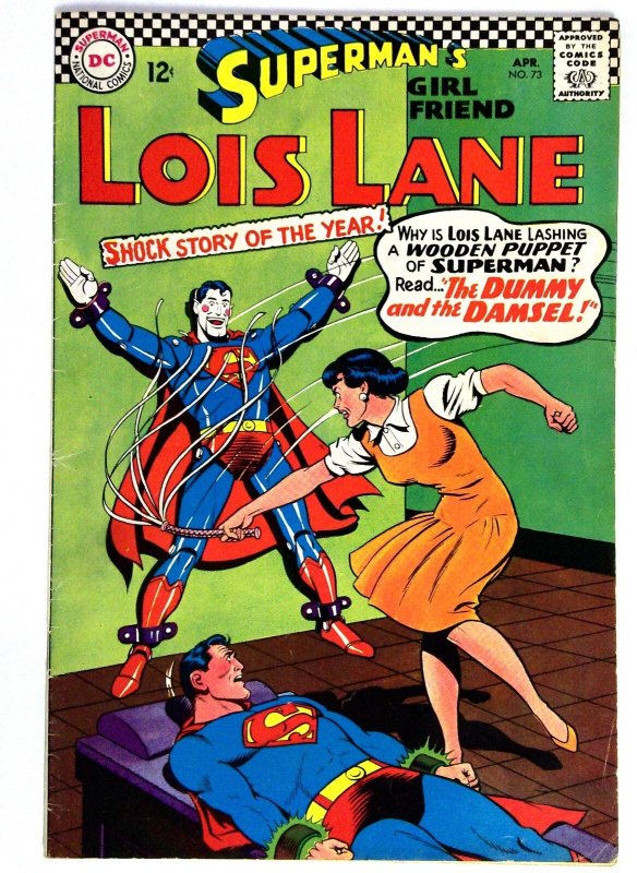 Superman's Girl Friend Lois Lane #73 (DC Comics, 1967), raw comic book in VG+ condition — front cover