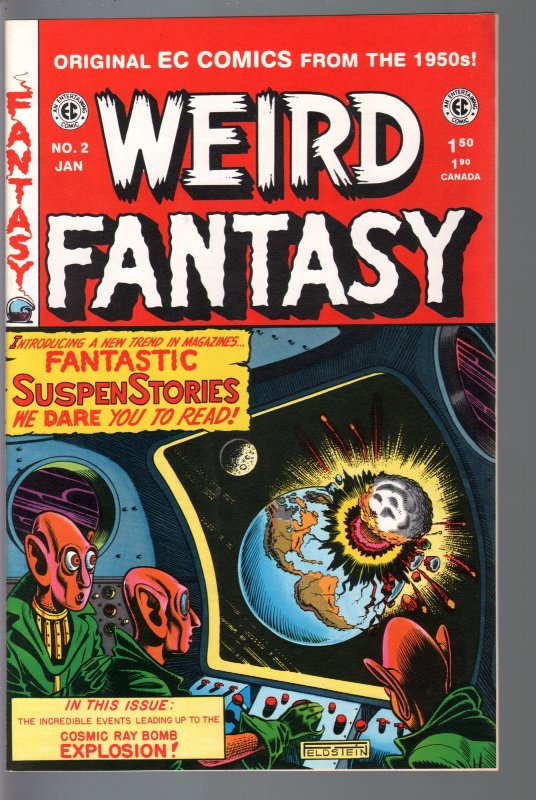 Weird Fantasy #2 (EC Comics, 1993), raw comic book in VF condition — front cover
