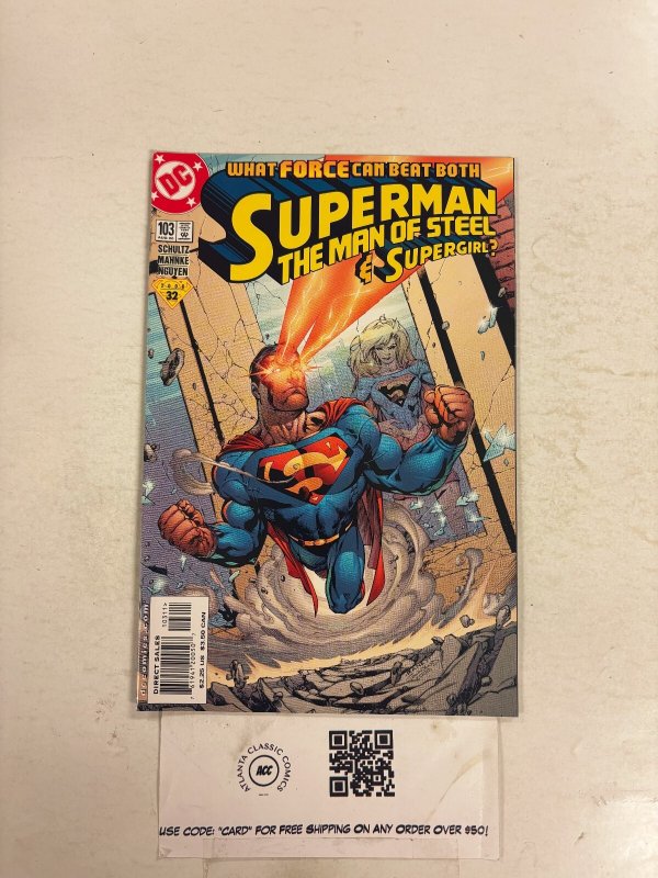 Superman the Man of Steel #103 (DC Comics, 2000), raw comic book in NM condition — front cover