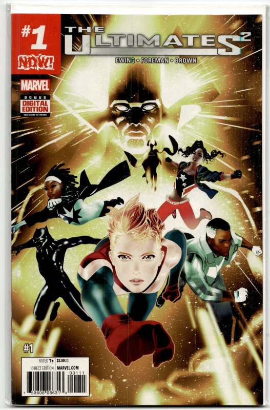 Ultimates 2 #1 (Marvel Comics, 2017), raw, ungraded comic book — front cover