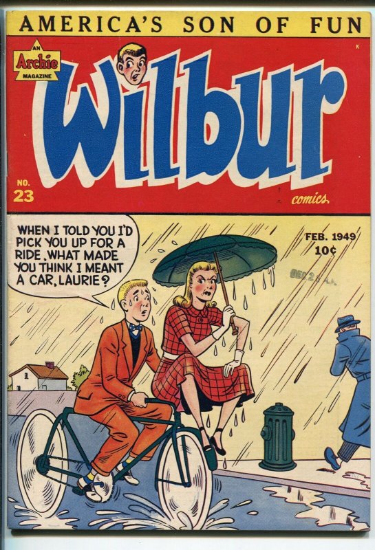Wilbur #23 (Archie Comics, 1949), raw comic book in NM- condition — front cover