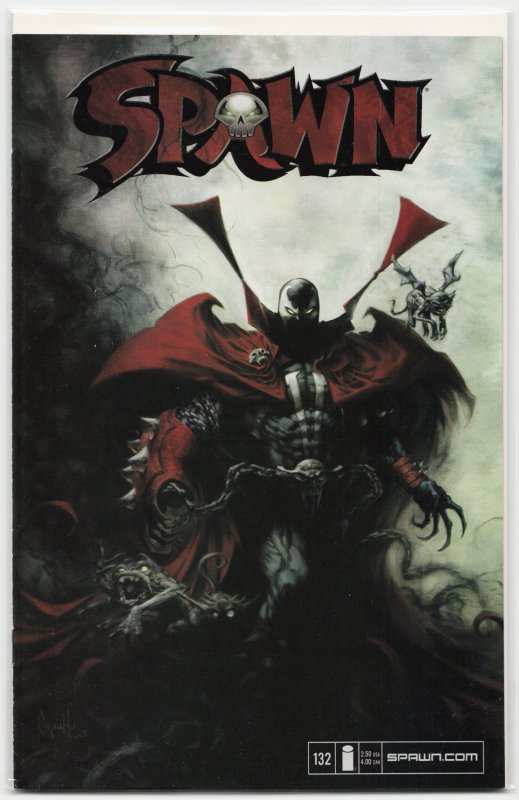 Spawn #132 (Image Comics, 2004), raw, ungraded comic book — front cover