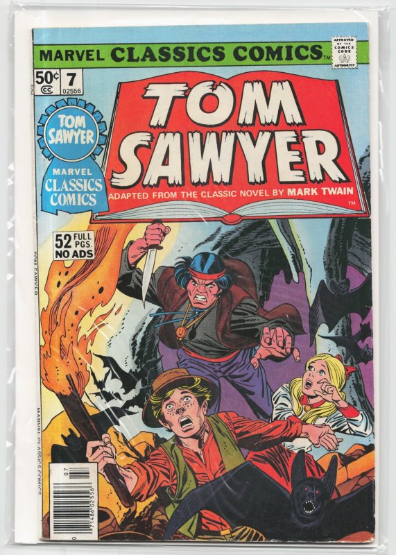 Marvel Classics Comics #7 (Marvel Comics, 1976), raw, ungraded comic book — front cover