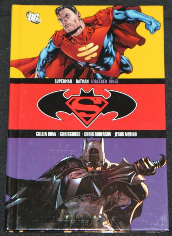 2012 DC Superman/batman: Sorcerer Kings Hardcover High Grade Graphic Mint Novel (DC Comics, 2012), raw, ungraded comic book — front cover