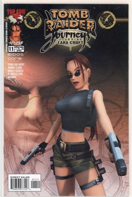 Tomb Raider: Journeys #11 (2003), raw comic book in NM 9.4 condition — front cover