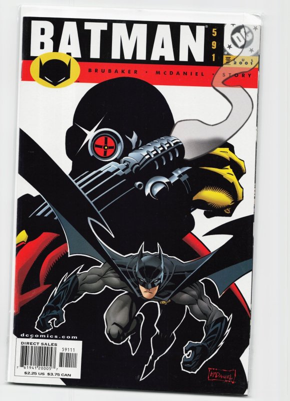 Batman #591 (DC Comics, 2001), raw, ungraded comic book — front cover