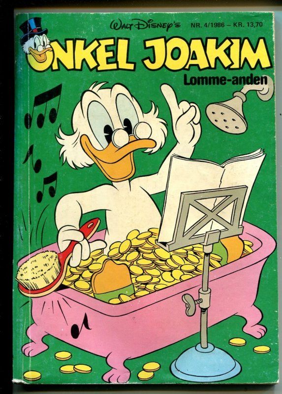 Onkel Joakim #4 (1986), raw comic book in VG condition — front cover