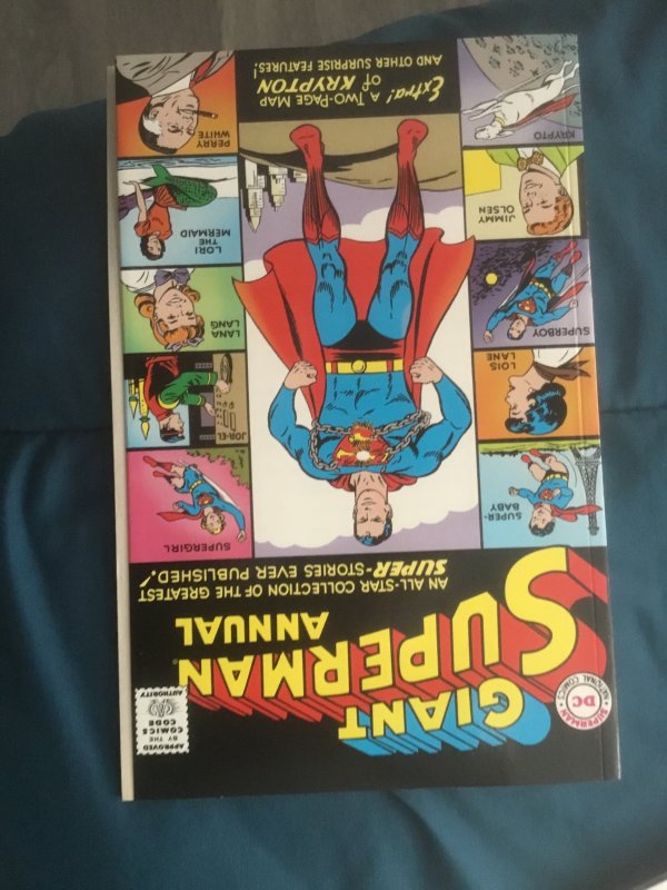 Superman Annual #1 (DC Comics, 1960), raw, ungraded comic book — front cover