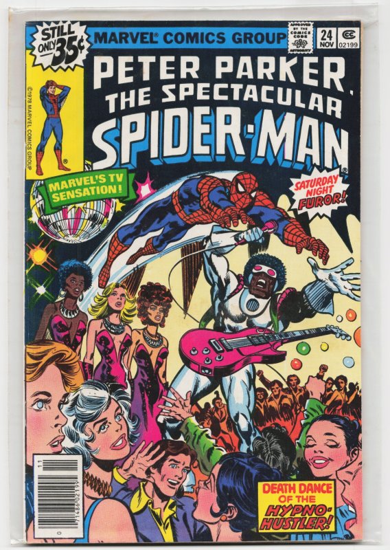 The Spectacular Spider-Man #24 (Marvel Comics, 1978), raw, ungraded comic book — front cover