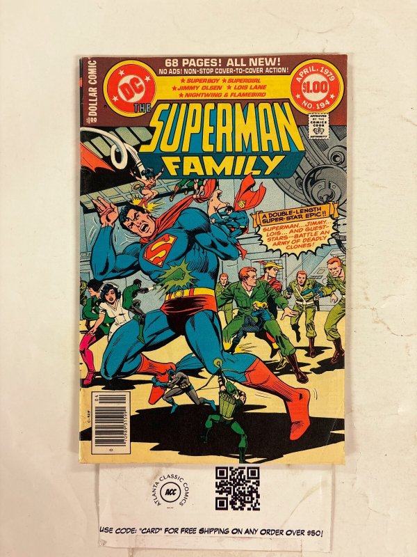 Superman Family #194 (DC Comics), raw comic book in VF condition — front cover