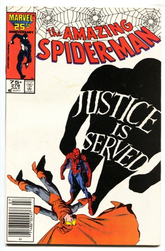 Amazing Spider-Man #278 - 1986 - Marvel - VF - Comic Book (Marvel Comics, 1986), raw comic book in VF condition — front cover