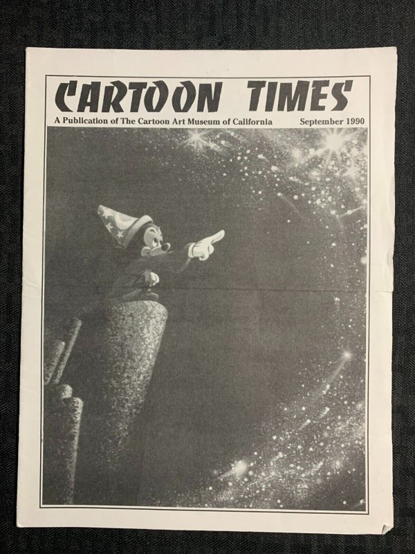 1990 Sept Cartoon Times Magazine G/VG 3.0 Fantasia Review / Museum of California (1990), raw comic book in VG 3.0 condition — front cover