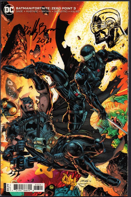 Batman / Fortnite: Zero Point #3, raw, ungraded comic book — front cover