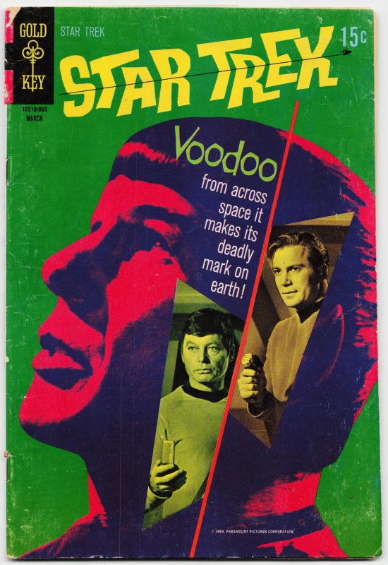 Star Trek #7 (Gold Key Comics, 1970), raw, ungraded comic book — front cover