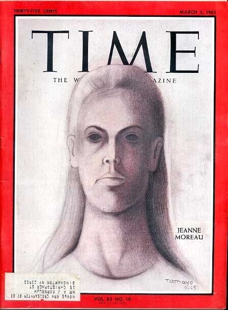 Mag: Time Magazine 3/5/1965-Jeanne Moreau Cover VG, raw comic book in VG condition — front cover