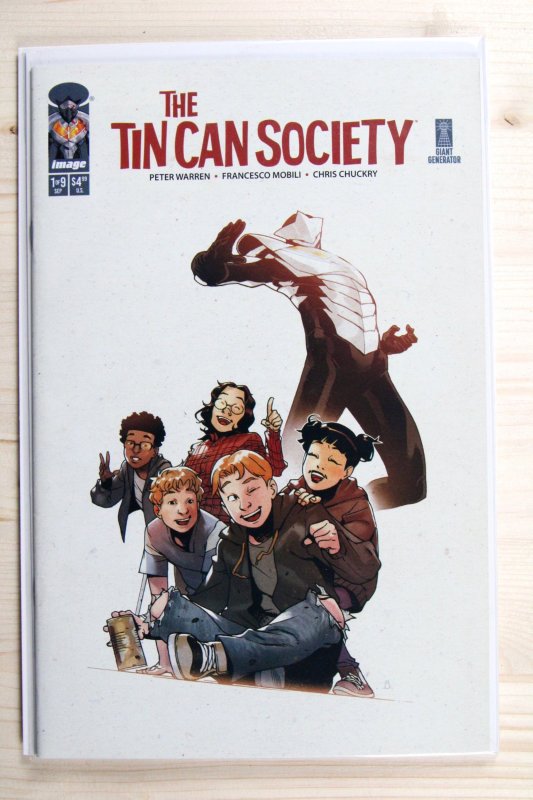 The Tin Can Society #1 (Image Comics, 2024), raw comic book in NM+ 9.6 condition — front cover